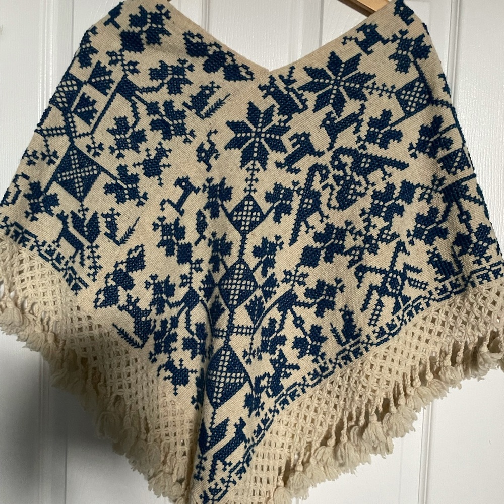 Handmade poncho